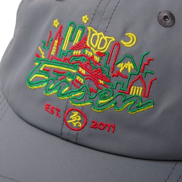 【Evisen】EVI CITY 6 PANEL charcoal/black/brown エビセン 帽子 キャップ スケートボード スケボー SKATEBOARD