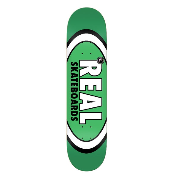 REAL リアル スケートボード 7.3インチ REAL】TEAM CLASSIC OVAL 7.3インチ リアル キッズ スケート