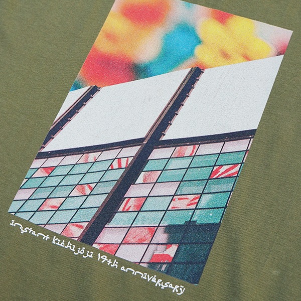 【instant】KICHIJOJI 14TH ANNIVERSARY TEE light olive インスタント Tシャツ スケートボード スケボー SKATEBOARD
