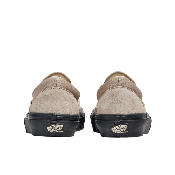 【VANS】SKATE SLIP ON tan/black バンズ シューズ 靴 スリッポン スニーカー スケートボード スケボー  SKATEBOARD SHOES