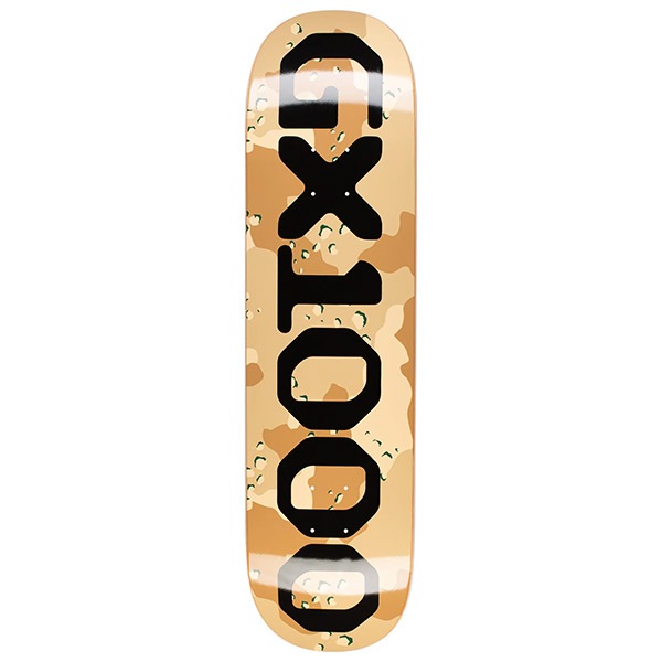 GX1000】OG LOGO CAMO BLACK 8.25インチ ジーエックス スケートボード