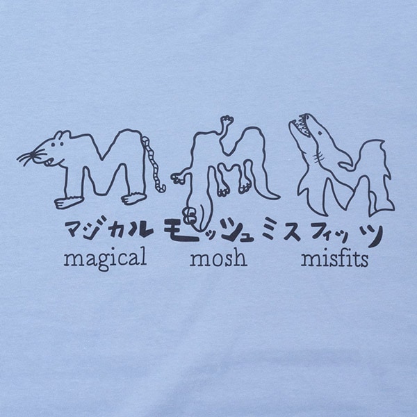 MAGICAL MOSH MISFITS】あにまるTEE blue マジカルモッシュミス