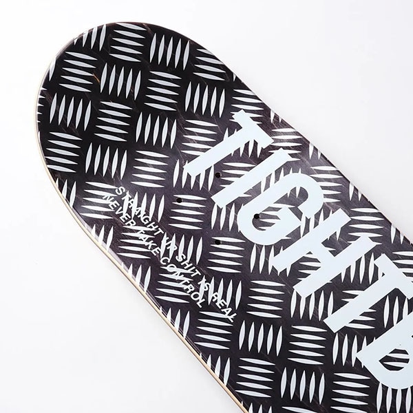 【TIGHTBOOTH】CP LOGO SILVER 8.38インチ　タイトブース スケートボード スケボー デッキ  SKATEBOARD DECK