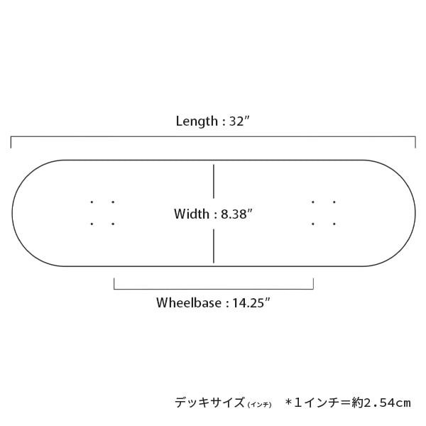 【TIGHTBOOTH】CP LOGO SILVER 8.38インチ　タイトブース スケートボード スケボー デッキ  SKATEBOARD DECK