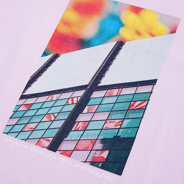 【instant】KICHIJOJI 14TH ANNIVERSARY TEE baby pink インスタント Tシャツ スケートボード スケボー SKATEBOARD