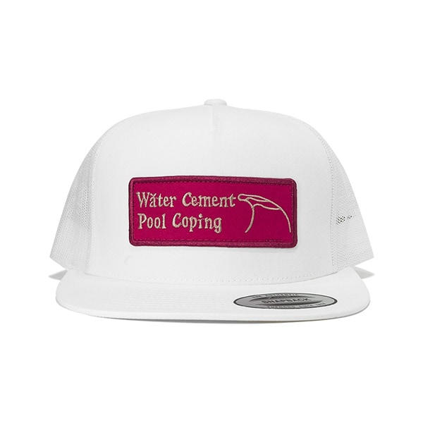 【WATER CEMENT×INSTANT】SNAPBACK white インスタント キャップスケートボード スケボー SKATEBOARD