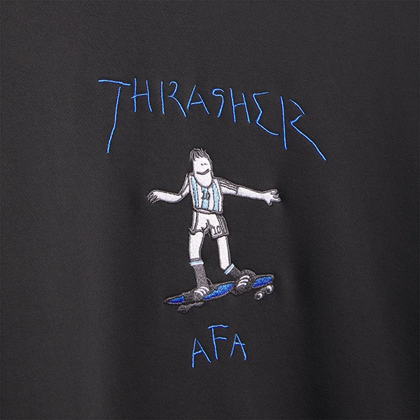 adidas skateboarding×THRASHER】GONZ CREW NECK THRASHER x AFA