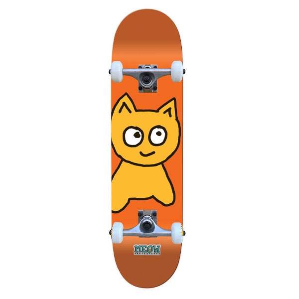 【MEOW】BIG CAT ORANGE COMPLETE 7.25インチ 推奨年齢8～12歳 ミャオ コンプリートセット 完成品 スケートボード スケボー SKATEBOARD DECK COMPLETE
