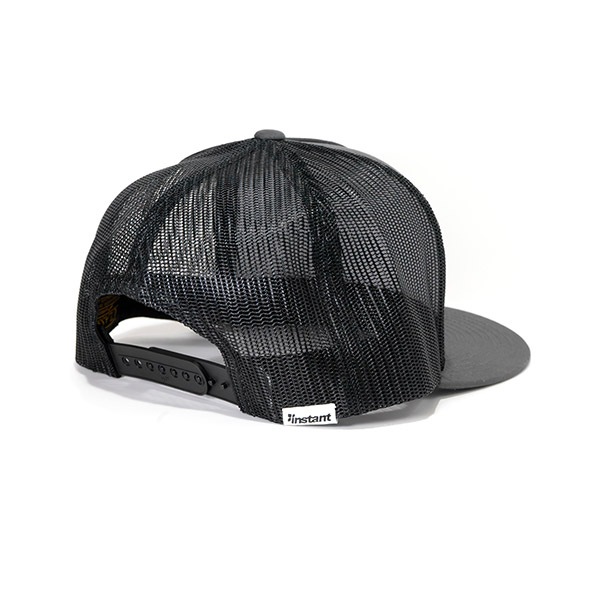 WATER CEMENT×INSTANT】SNAPBACK charcoal/black インスタント