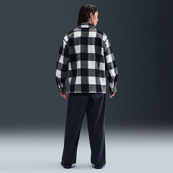 NIKE SB】ESSENTIAL SKATE SHIRTS JACKET カラー：white/black/white