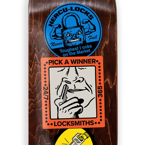 PASS~PORT】COASTER series LOCKSMITH 8.25インチ パスポート スケボー