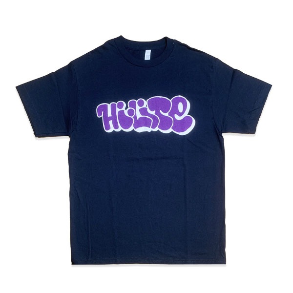【hi-lite】LETTER TEE Design by CULT navy ハイライト ティーシャツ 半袖 スケートボード スケボー SKATEBOARD
