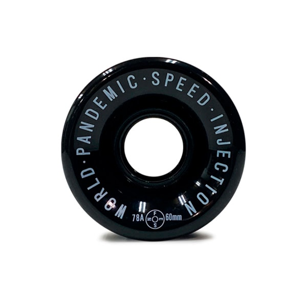 【W.P.S.I】HARD CORE SOFT SLIDE WHEELS 78A SQUARE LIP サイズ：60mm　ワールドパンデミックスピードインジェクション ソフトウィール ウィール クラシック パーツ WHEEL  スケートボード スケボー SKATEBOARD