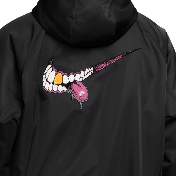NIKE SB】SWOOSHGRIL SKATE JACKET カラー：black/black/white HV0265