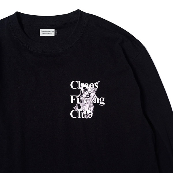 Chaos Fishing Club】THE ORIGINAL FISHING GIRL L/S black カオス