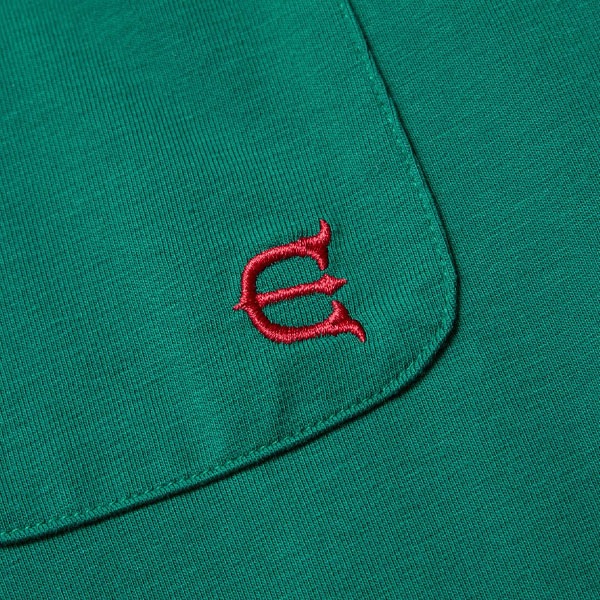 【Evisen】EYE FIRE TECH POCKET TEE green エビセン Tシャツ スケートボード スケボー SKATEBOARD