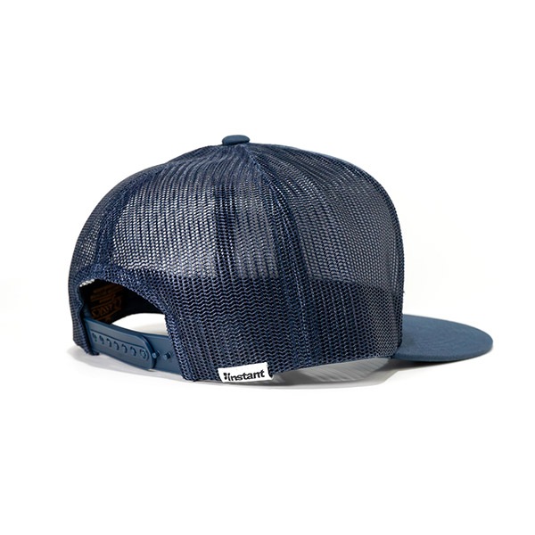 【WATER CEMENT×INSTANT】SNAPBACK navy インスタント キャップスケートボード スケボー SKATEBOARD
