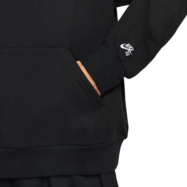 【NIKE SB】SWOOSHGRILL PULLOVER SKATE HOODIE カラー：black/white HV0250-010　ナイキ エスビー スウェットシャツ トレーナー フード パーカー スケートボード スケボー SKATEBOARD