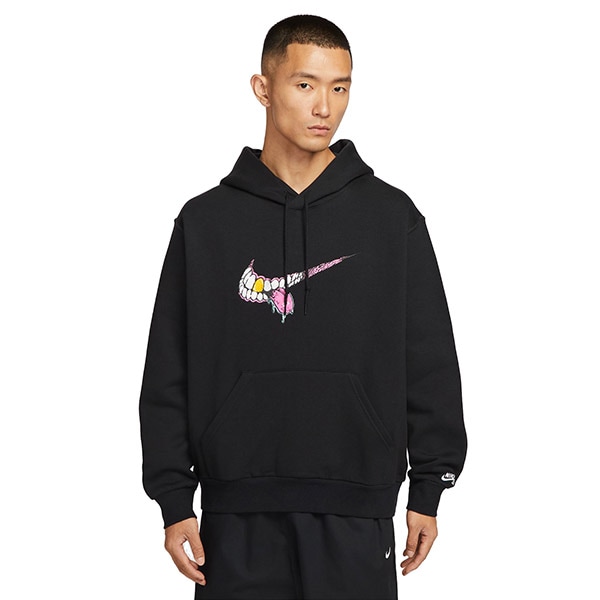 NIKE SB】SWOOSHGRILL PULLOVER SKATE HOODIE カラー：black/white