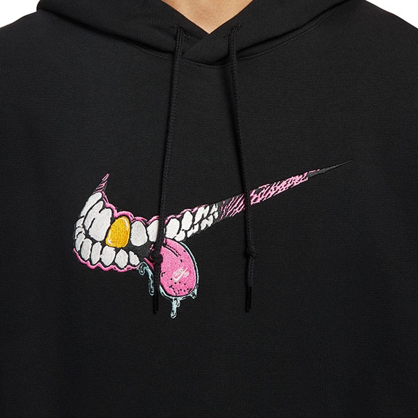 NIKE SB】SWOOSHGRILL PULLOVER SKATE HOODIE カラー：black/white