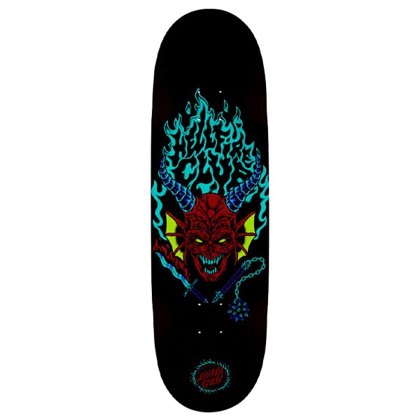 SANTACRUZ SC×STRANGER THINGS】HELLFIRE CLUB FLAMES 9.0インチ