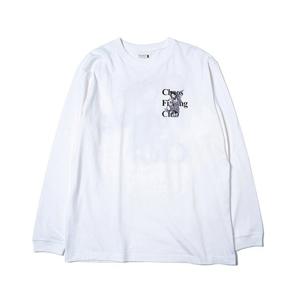 Chaos Fishing Club】THE ORIGINAL FISHING GIRL L/S white カオス