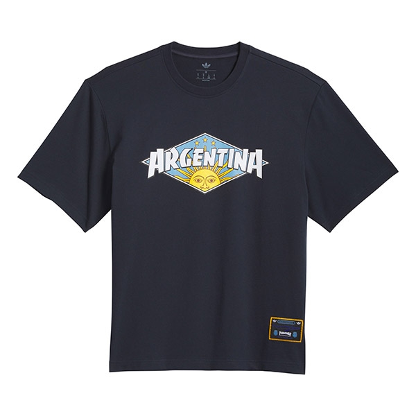 adidas skateboarding×THRASHER】ARGENTINA TEE THRASHER x AFA navy