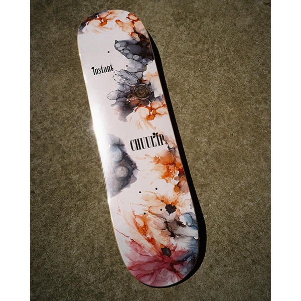 【CHUULIP×instant】30TH ANNIV MARBLE #1 DECK -orange- 8.125インチ チューリップ スケートボード スケボー SKATEBOARD DECK
