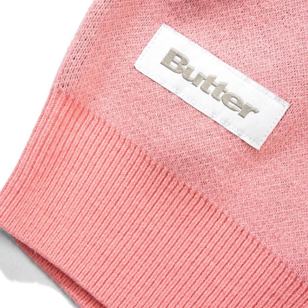 【BUTTERGOODS×PEANUTS】SPIKE KNIT SWEATER light pink バターグッズ ニット セーター スケートボード スケボー SKATEBOARD