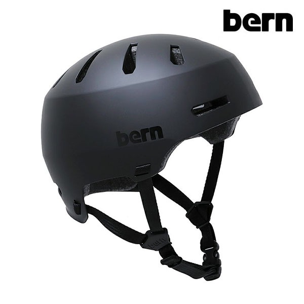 【BERN】MACON 2.0 カラー:matte black バーン ヘルメット HELMET プロテクター スケートボード スケボー SKATEBOARD