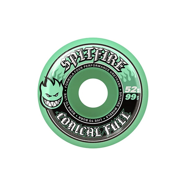 SPITFIRE】F4 CONICAL FULL 99DU TEAL 52mm スピット ファイアー