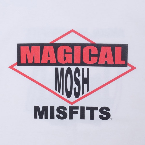 MAGICAL MOSH MISFITS】MMM BOYS TEE white/burgundy マジカルモッシュ