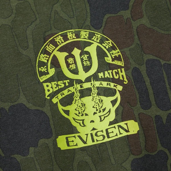 【Evisen】BEST MATCH TEE khaki camo エビセン Tシャツ スケートボード スケボー SKATEBOARD