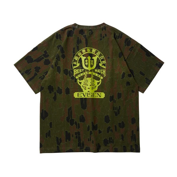 【Evisen】BEST MATCH TEE khaki camo エビセン Tシャツ スケートボード スケボー SKATEBOARD