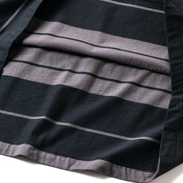 【TIGHTBOOTH】BORDER S/S T-SHIRT black×charcoal タイトブース Tシャツ スケートボード スケボー SKATEBOARD