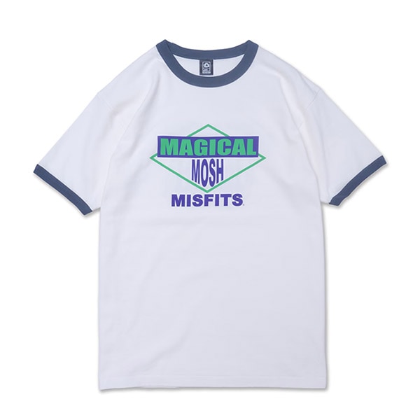 【MAGICAL MOSH MISFITS】MMM BOYS TEE white/green　マジカルモッシュミスフィッツ Tシャツ SKATEBOARD