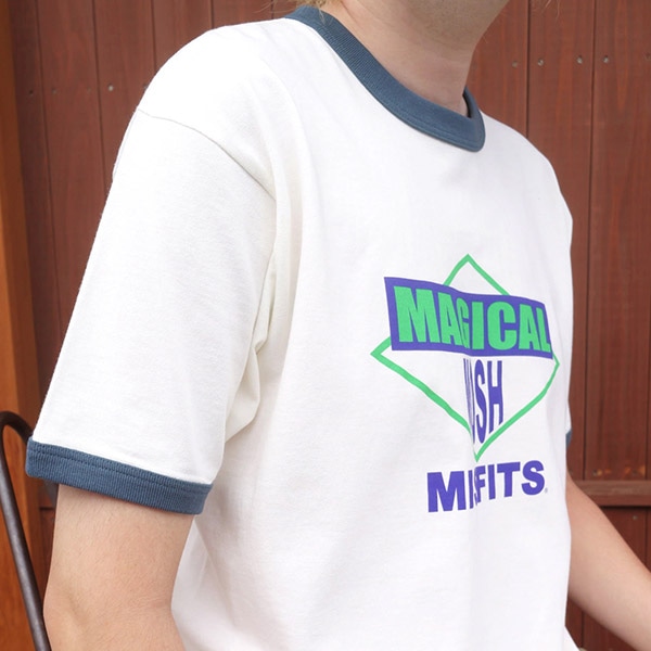 MAGICAL MOSH MISFITS】MMM BOYS TEE white/green マジカルモッシュ