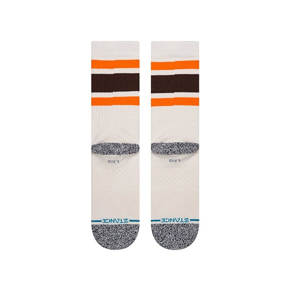 【STANCE】BOYD ST off white スタンス ソックス 靴下 スケートボード スケボー SKATEBOARD