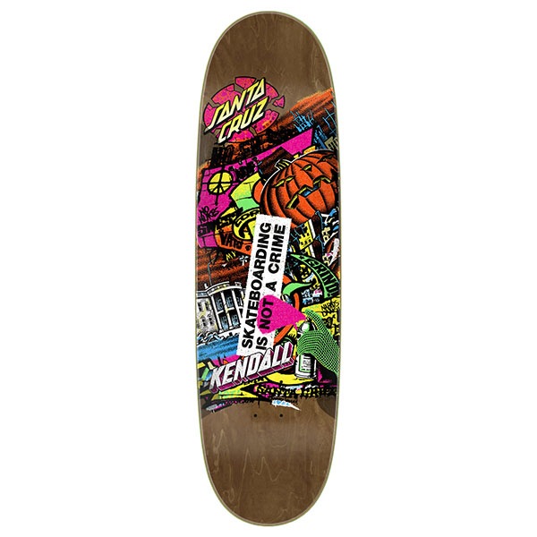 SANTA CRUZ】Jeff Kendall STREET ART COLLAGE -VX- 9.0インチ