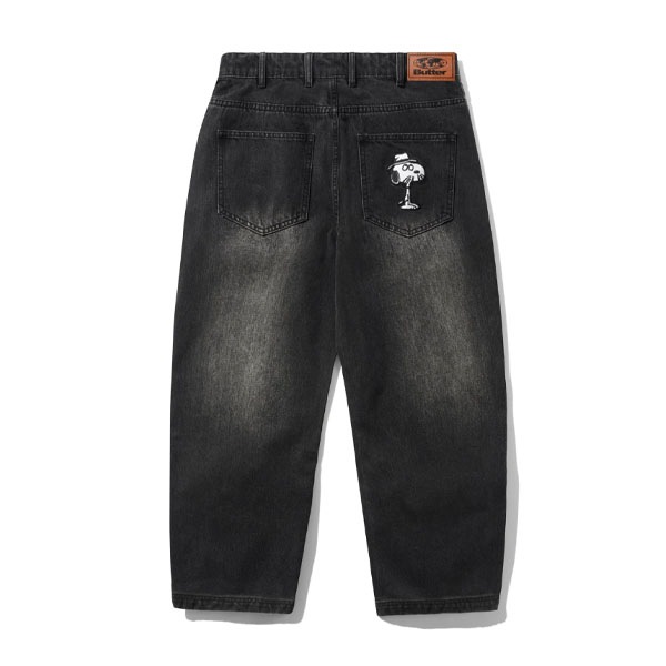 【BUTTERGOODS×PEANUTS】SPIKE DENIM JEANS washed black バターグッズ パンツ デニム スケートボード スケボー SKATEBOARD