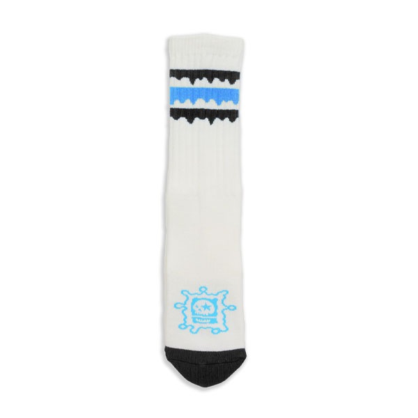 【MAGICAL MOSH MISFITS】どろどろ MxMxM SOX wh/blue マジカルモッシュミスフィッツ ソックス 靴下 SKATEBOARD