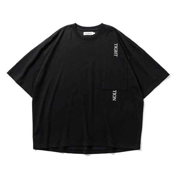 TIGHTBOOTH】STRAIGHT UP S/S T-SHIRT- Quick Drying - black