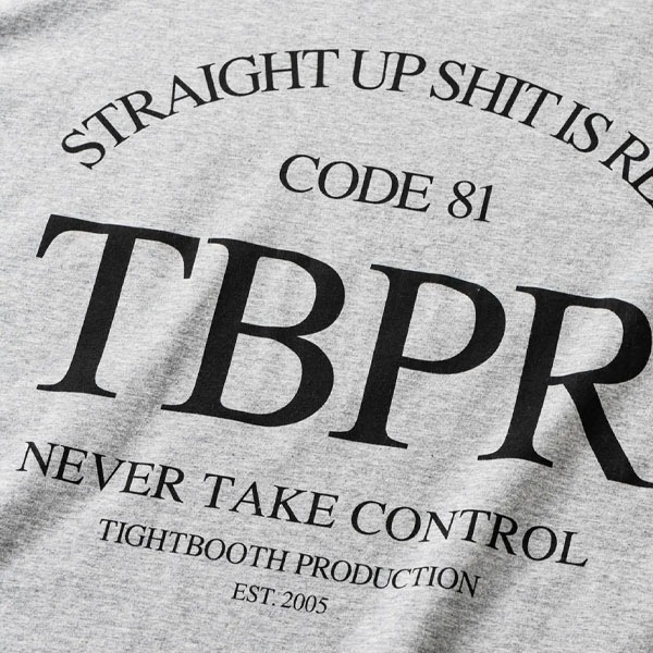 TIGHTBOOTH】STRAIGHT UP S/S T-SHIRT- Quick Drying - black タイト  