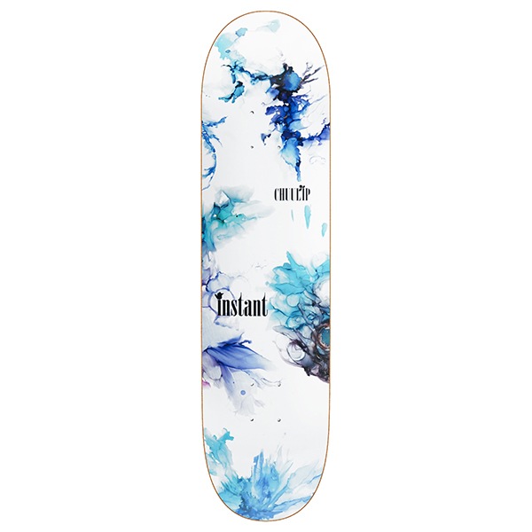 【CHUULIP×instant】30TH ANNIV MARBLE #2 DECK -blue- 7.3インチ　チューリップ スケートボード スケボー  SKATEBOARD DECK