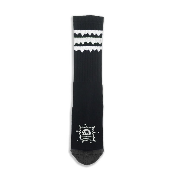 【MAGICAL MOSH MISFITS】どろどろ MxMxM SOX bk/wh マジカルモッシュミスフィッツ ソックス 靴下 SKATEBOARD