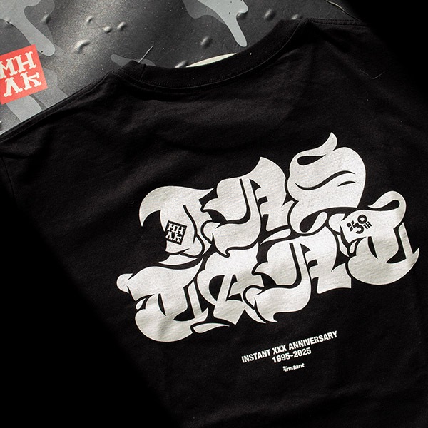 【instant×MHAK】30TH RVCA TEE Black インスタントTシャツ スケートボード スケボー SKATEBOARD