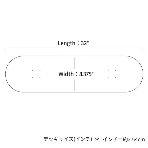 【HEAPS】ORBITAL REMAINS 8.375インチ　ヒープス スケートボード スケボー デッキ SKATEBOARD DECK