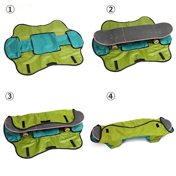 【VAGA】AMOEBA -Skateboard Wrapper- black バガ バック スケートボード スケボー SKATEBOARD