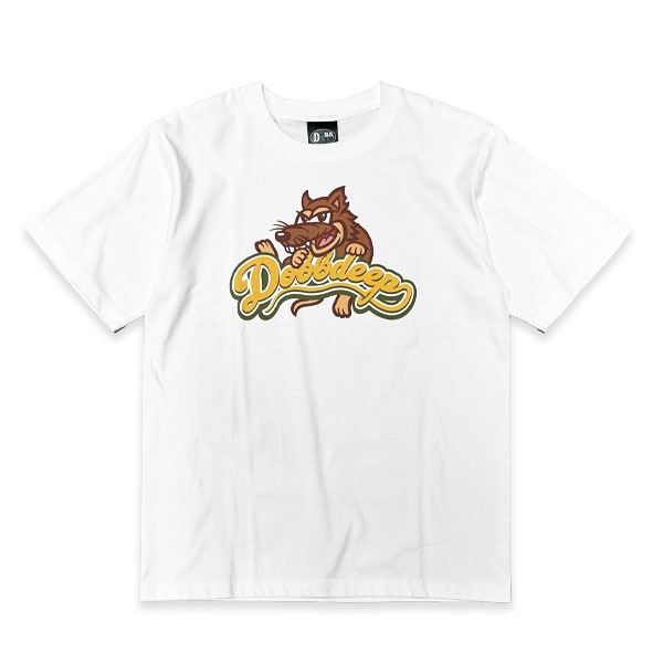 【DOBB DEEP】DOBBY TEE white ドブディープ ティーシャツ 半袖 スケートボード スケボー SKATEBOARD DECK