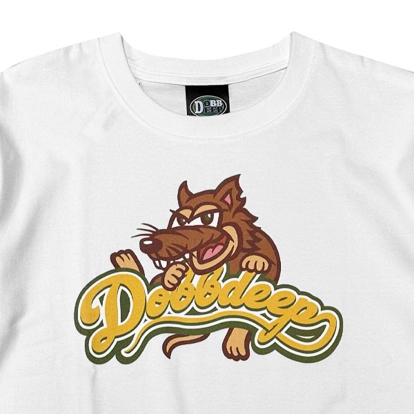 【DOBB DEEP】DOBBY TEE white ドブディープ ティーシャツ 半袖 スケートボード スケボー SKATEBOARD DECK